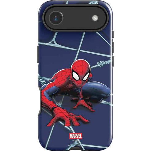 Marvel Spiderman Crawling Spiderman iPhone 17 Air Impact Case