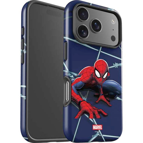 Marvel Spiderman Crawling Spiderman iPhone 17 Pro Max Impact Case