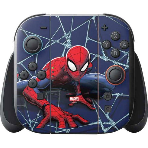 Marvel Spiderman Crawling Spiderman Nintendo Switch 2 (2025) with Joy-Con Skin