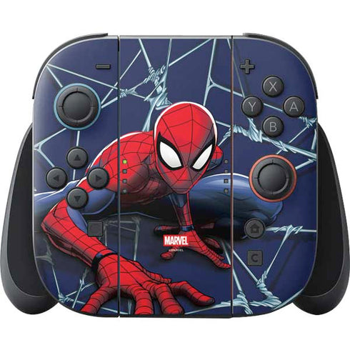 Marvel Spiderman Crawling Spiderman Nintendo Switch 2 (2025) Joy-Con Controller Skin