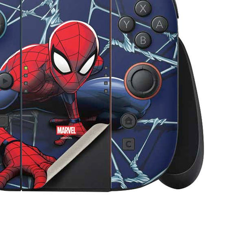 Marvel Spiderman Crawling Spiderman Nintendo Switch 2 (2025) Joy-Con Controller Skin