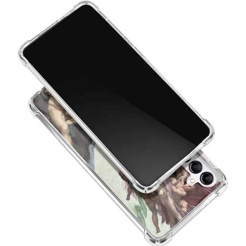 Creation of Adam by Michelangelo Gabb Phone 4 Clear Case