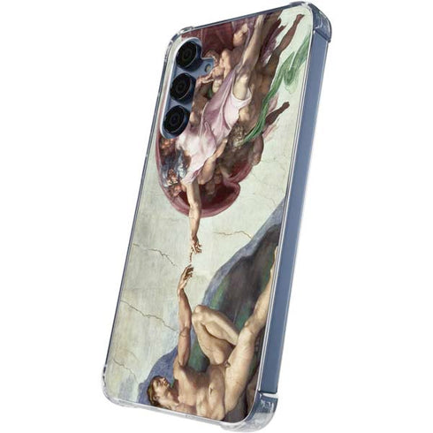 Creation of Adam by Michelangelo Galaxy A35 5G Clear Case