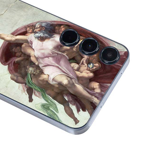 Creation of Adam by Michelangelo Galaxy A35 5G Skin