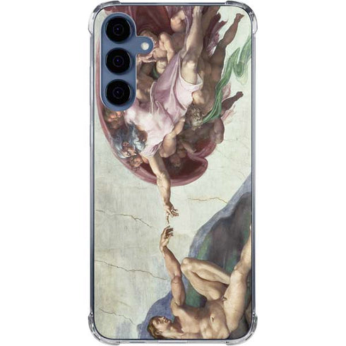 Creation of Adam by Michelangelo Galaxy A55 5G Clear Case