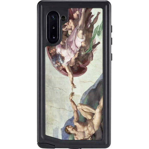 Creation of Adam by Michelangelo Galaxy Cases