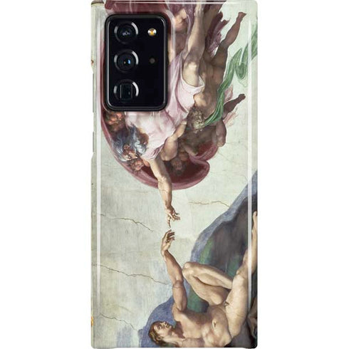 Creation of Adam by Michelangelo Galaxy Cases