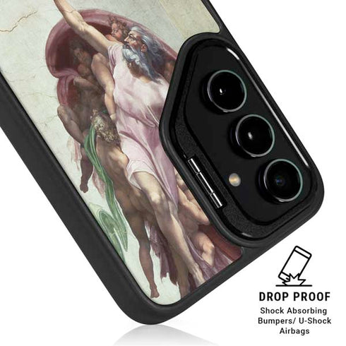 Creation of Adam by Michelangelo Galaxy S24 FE Kickstand Case