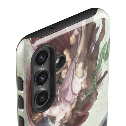 Creation of Adam by Michelangelo Galaxy S25 Impact Case