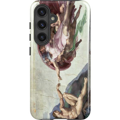 Creation of Adam by Michelangelo Galaxy S25 Impact Case