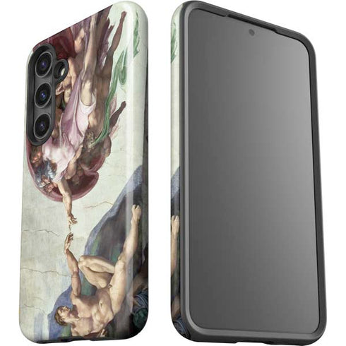 Creation of Adam by Michelangelo Galaxy S25 Impact Case