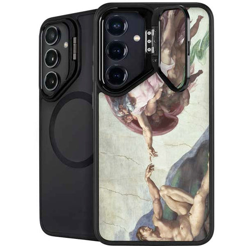 Creation of Adam by Michelangelo Galaxy S24 Kickstand Case
