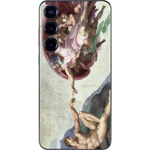 Creation of Adam by Michelangelo Galaxy S24 Plus Skin