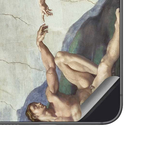 Creation of Adam by Michelangelo Galaxy S24 Plus Skin