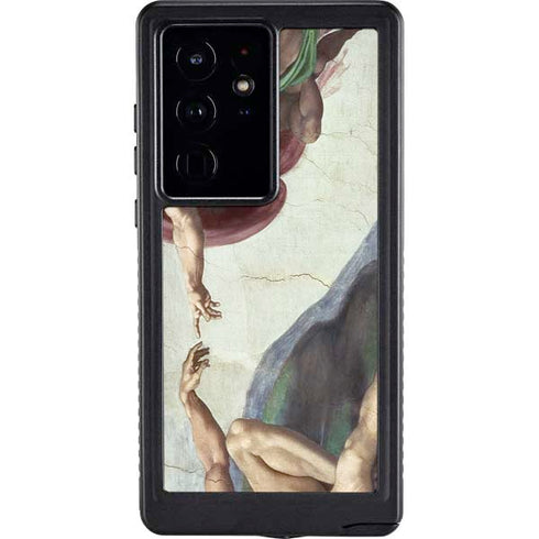 Creation of Adam by Michelangelo Galaxy S24 Ultra Waterproof Case
