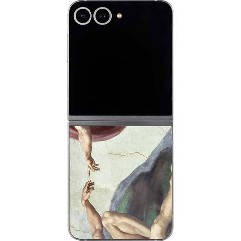 Creation of Adam by Michelangelo Galaxy Z Flip6 Skin