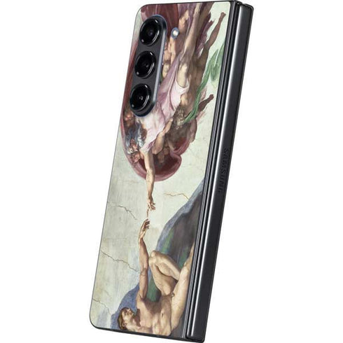 Creation of Adam by Michelangelo Galaxy Z Fold5 5G Skin