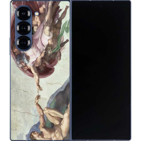 Creation of Adam by Michelangelo Galaxy Z Fold6 Skin