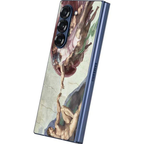 Creation of Adam by Michelangelo Galaxy Z Fold6 Skin