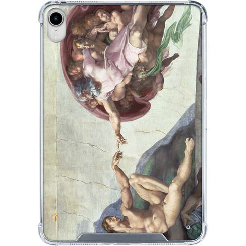 Creation of Adam by Michelangelo iPad 11th Gen (2025) Clear Case