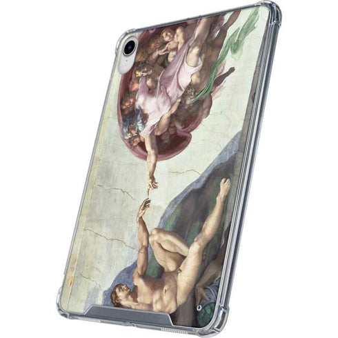 Creation of Adam by Michelangelo iPad 11th Gen (2025) Clear Case
