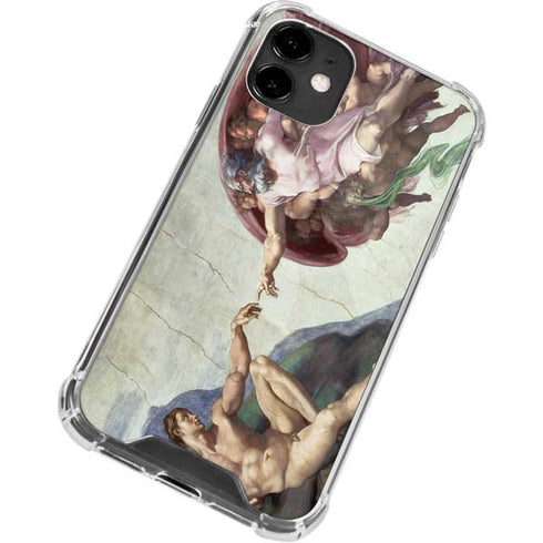 Michelangelo Creation of Adam iPhone 12 Clear Case