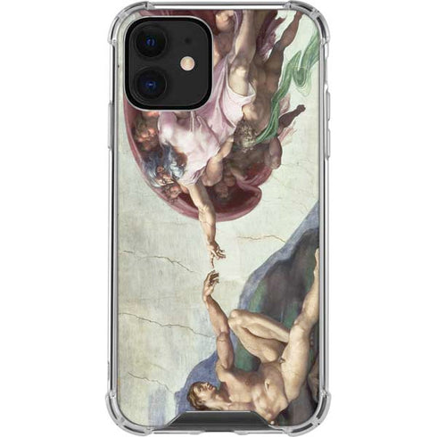 Michelangelo Creation of Adam iPhone 12 Mini Clear Case