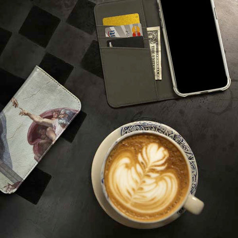 Creation of Adam by Michelangelo iPhone 13 Folio Case