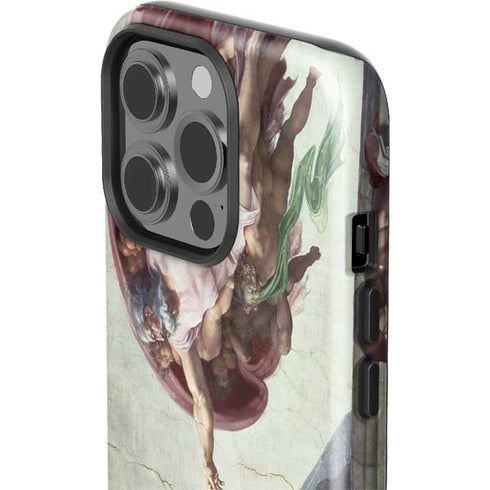 Creation of Adam by Michelangelo iPhone 15 Pro Impact Case