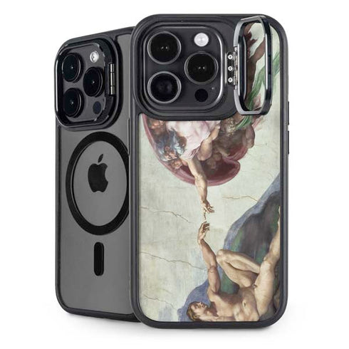 Creation of Adam by Michelangelo iPhone 15 Pro Kickstand Case