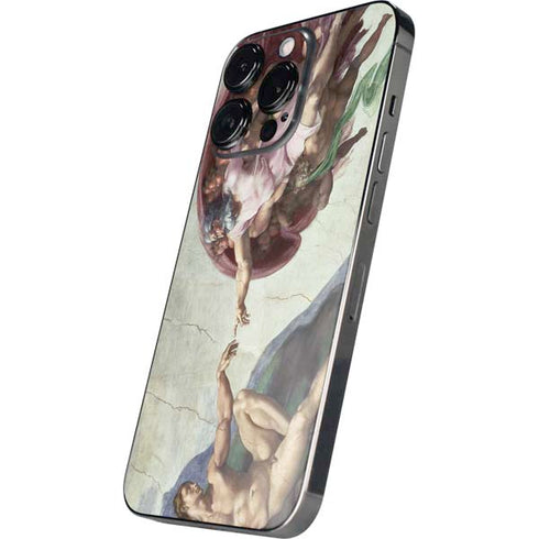 Creation of Adam by Michelangelo iPhone 15 Pro Max Skin
