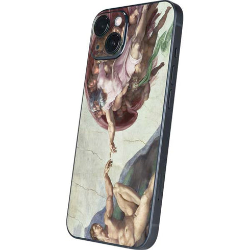 Creation of Adam by Michelangelo iPhone 15 Skin