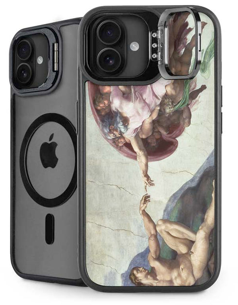 Creation of Adam by Michelangelo iPhone 16 Plus Kickstand Case