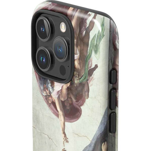 Creation of Adam by Michelangelo iPhone 16 Pro Impact Case