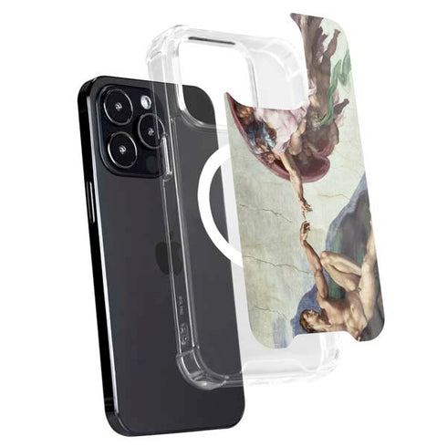 Creation of Adam by Michelangelo iPhone 16 Pro MagSafe Case