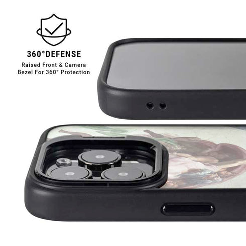 Creation of Adam by Michelangelo iPhone 16 Pro Max Kickstand Case