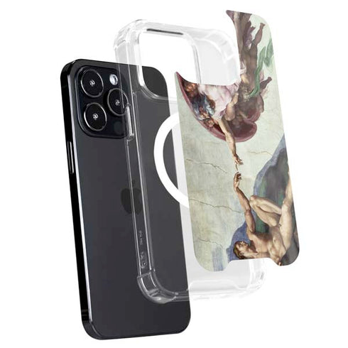 Creation of Adam by Michelangelo iPhone 16 Pro Max MagSafe Case