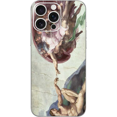Creation of Adam by Michelangelo iPhone 16 Pro Max Skin
