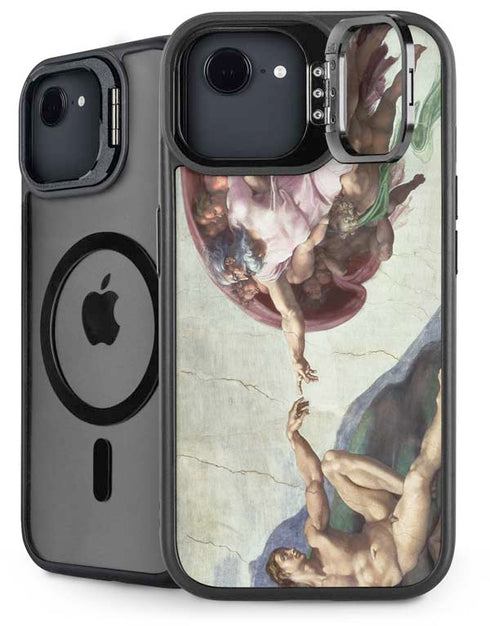 Creation of Adam by Michelangelo iPhone 16e Kickstand Case