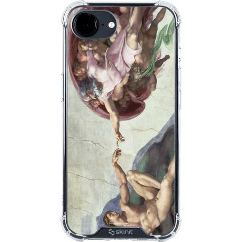 Creation of Adam by Michelangelo iPhone 16e Clear Case