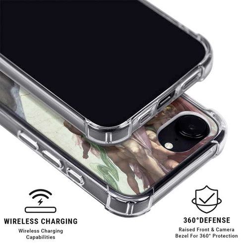 Creation of Adam by Michelangelo iPhone 16e MagSafe Case