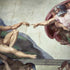 Creation of Adam by Michelangelo MacBook Skins