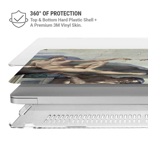 Creation of Adam by Michelangelo MacBook Cases