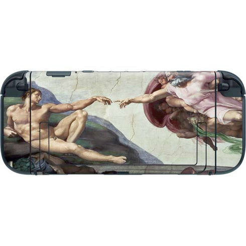 Creation of Adam by Michelangelo Nintendo Switch 2 (2025) with Joy-Con Skin