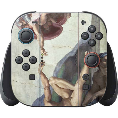 Creation of Adam by Michelangelo Nintendo Skins