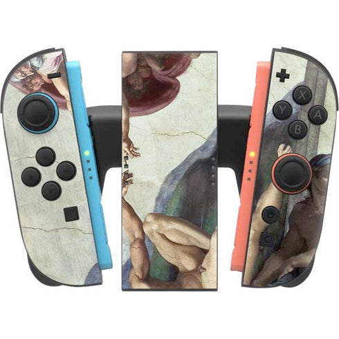 Creation of Adam by Michelangelo Nintendo Switch 2 (2025) Joy-Con Controller Skin