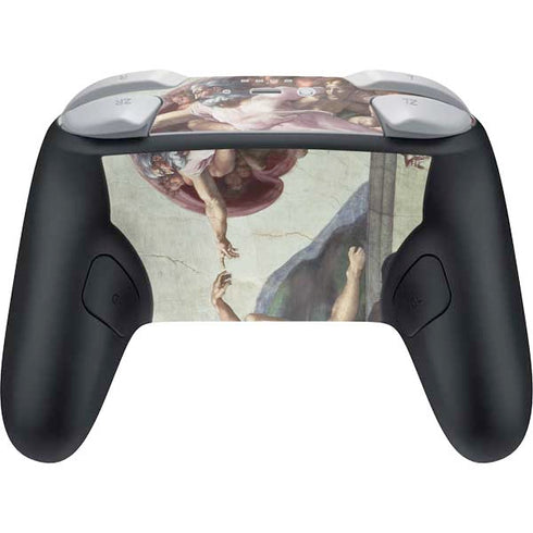 Creation of Adam by Michelangelo Nintendo Switch 2 (2025) Pro Controller Skin