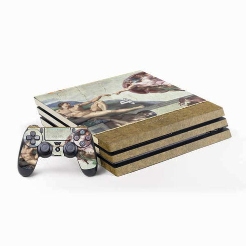 Creation of Adam by Michelangelo PlayStation PS4 Skins