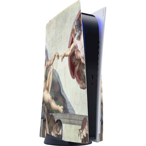 Creation of Adam by Michelangelo PlayStation PS5 Skins