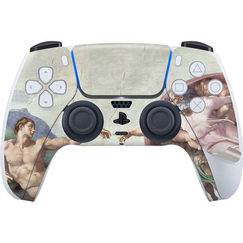 Creation of Adam by Michelangelo PS5 Pro Disk Bundle Skin